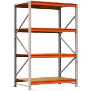 Estante rack (em mdf 15mm branco sem fita)